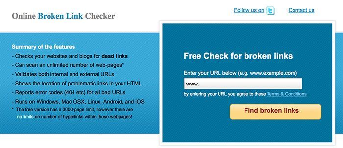 Broken Link Check
