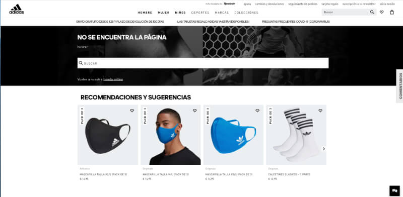 Error 404 Adidas