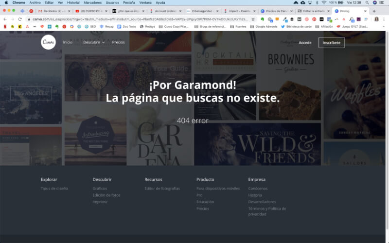 Error 404 Canva