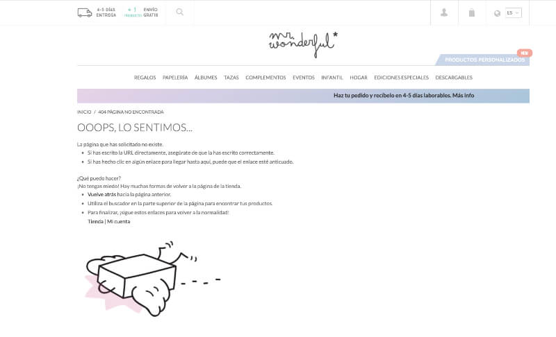 Error 404 Mr Wonderful
