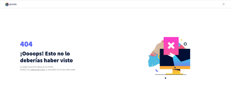 Genially error 404