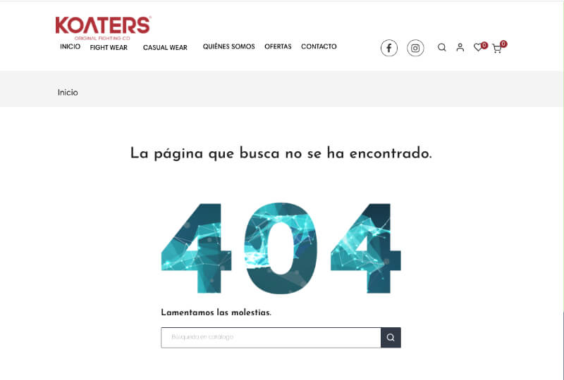 Koaters error 404