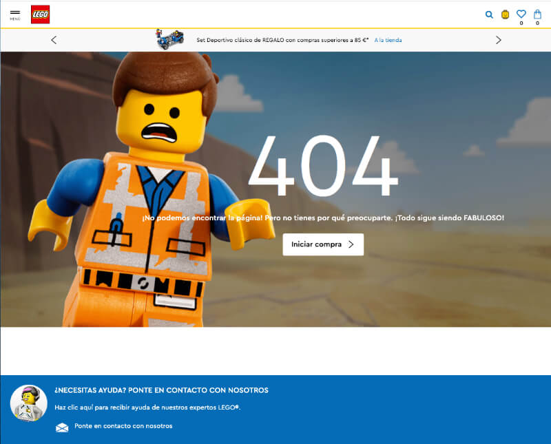 Lego error 404