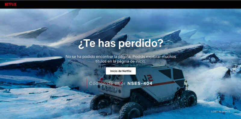 Netflix error 404