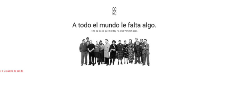 Quédate con el cambio error 404