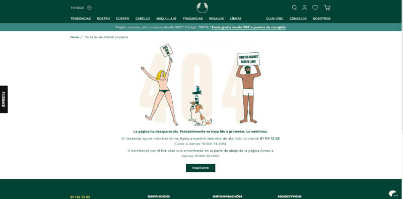 The body shop error 404