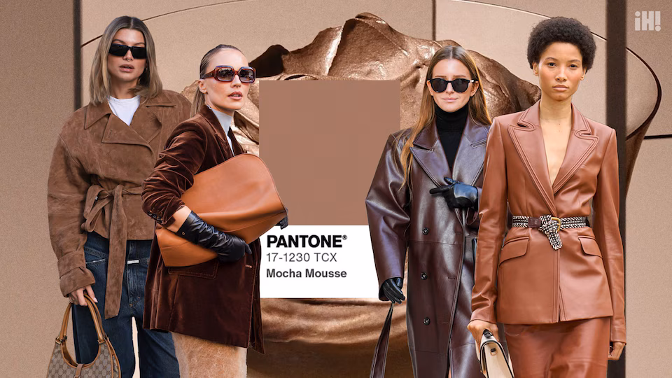 El color Pantone del año 2025 Mocha Mousse en la moda